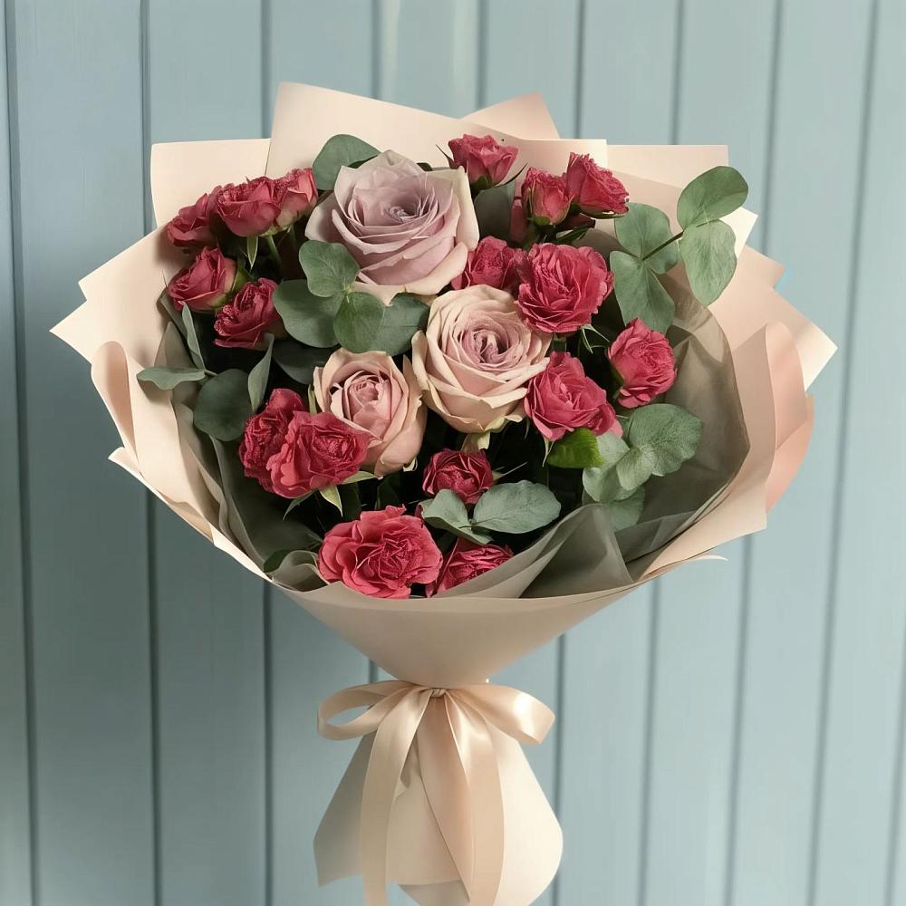 Букет цветов из: Гвоздики и Розы в Невинномысске