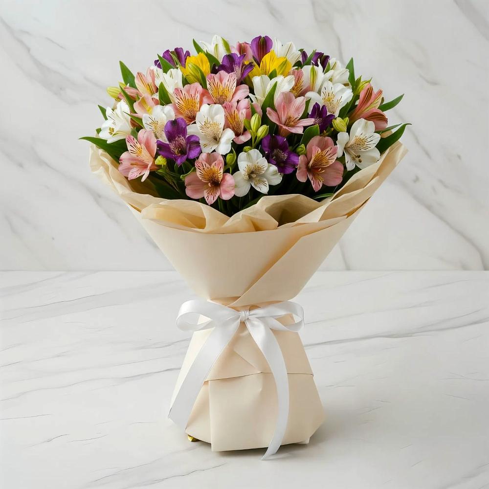 Букет цветов из: Альстромерии в Невинномысске