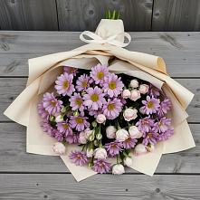 Букет цветов из:  Розы и Хризантемы #REPLACE_PRED# Невинномысске