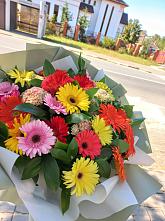 Букет цветов из:  Герберы #REPLACE_PRED# Невинномысске