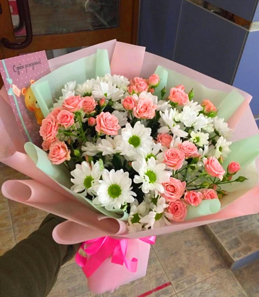 Букет цветов из: Розы и Хризантемы в Невинномысске