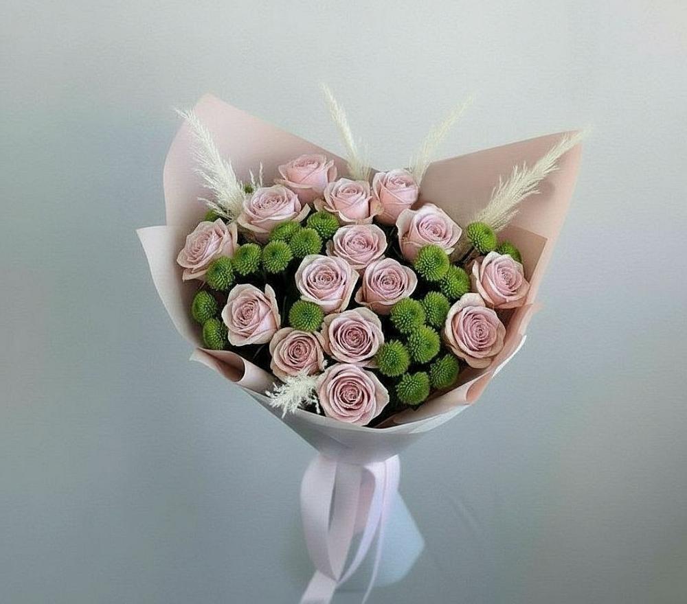 Букет цветов из: Розы и Хризантемы в Невинномысске