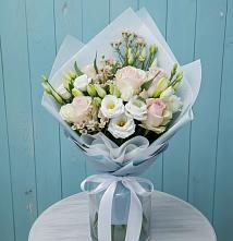 Букет цветов из:  Розы и Лизиантусы #REPLACE_PRED# Невинномысске