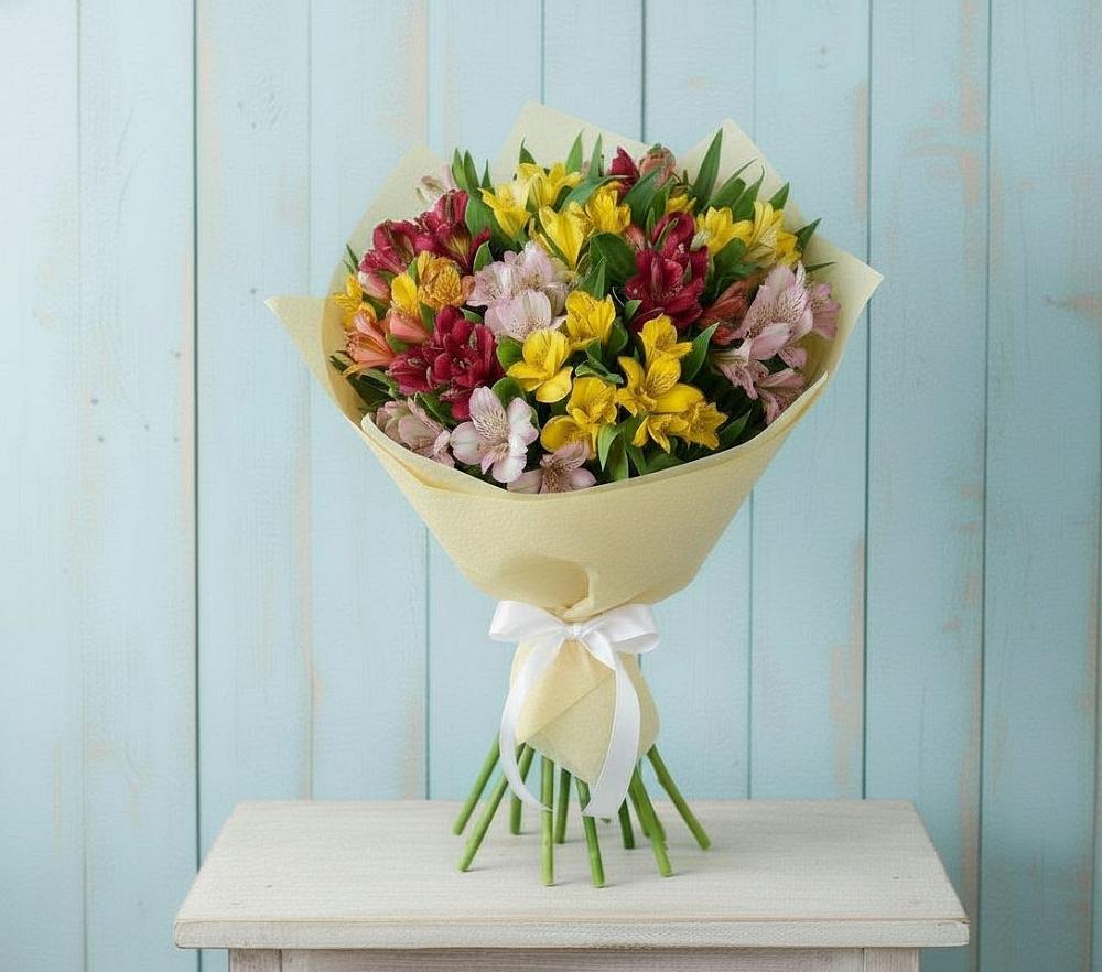 Букет цветов из: Альстромерии в Невинномысске