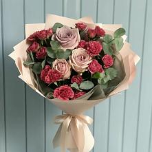 Букет цветов из:  Гвоздики и Розы #REPLACE_PRED# Невинномысске