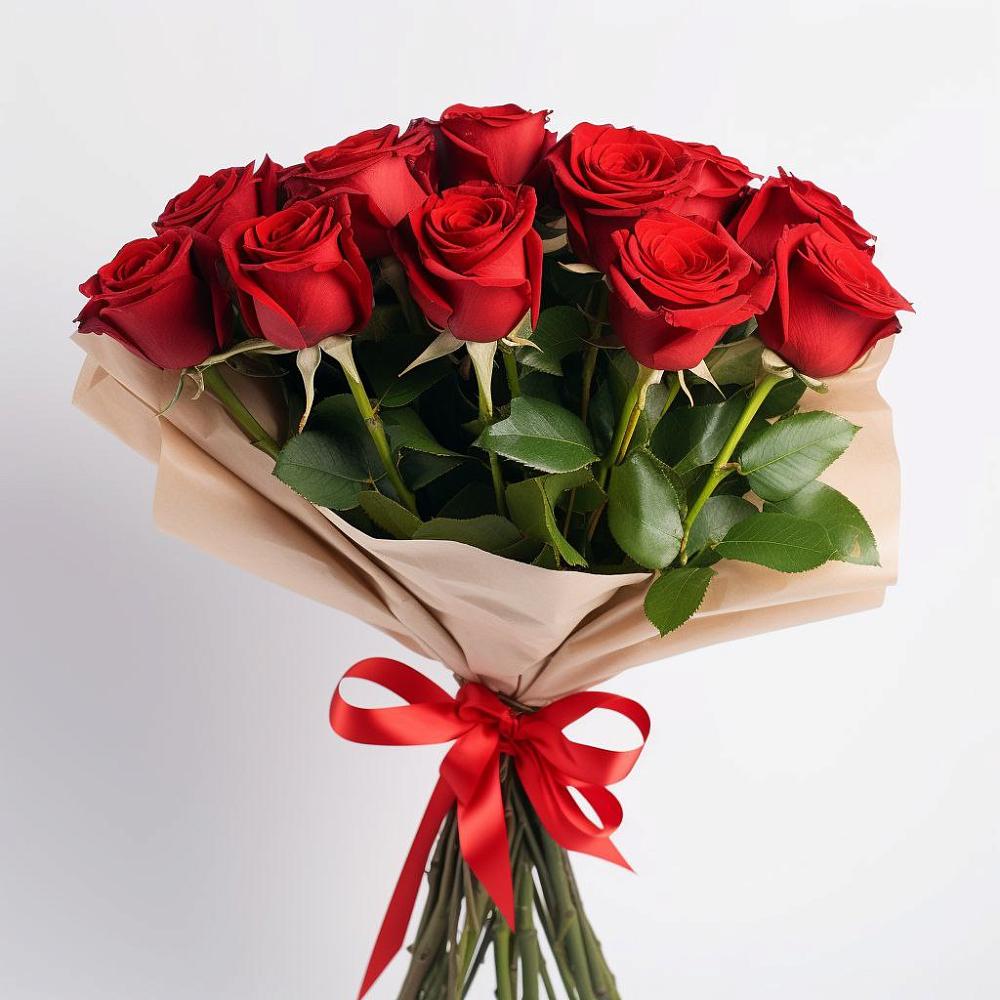 Букет 11 Красных роз Эдлесс Лав в Невинномысске