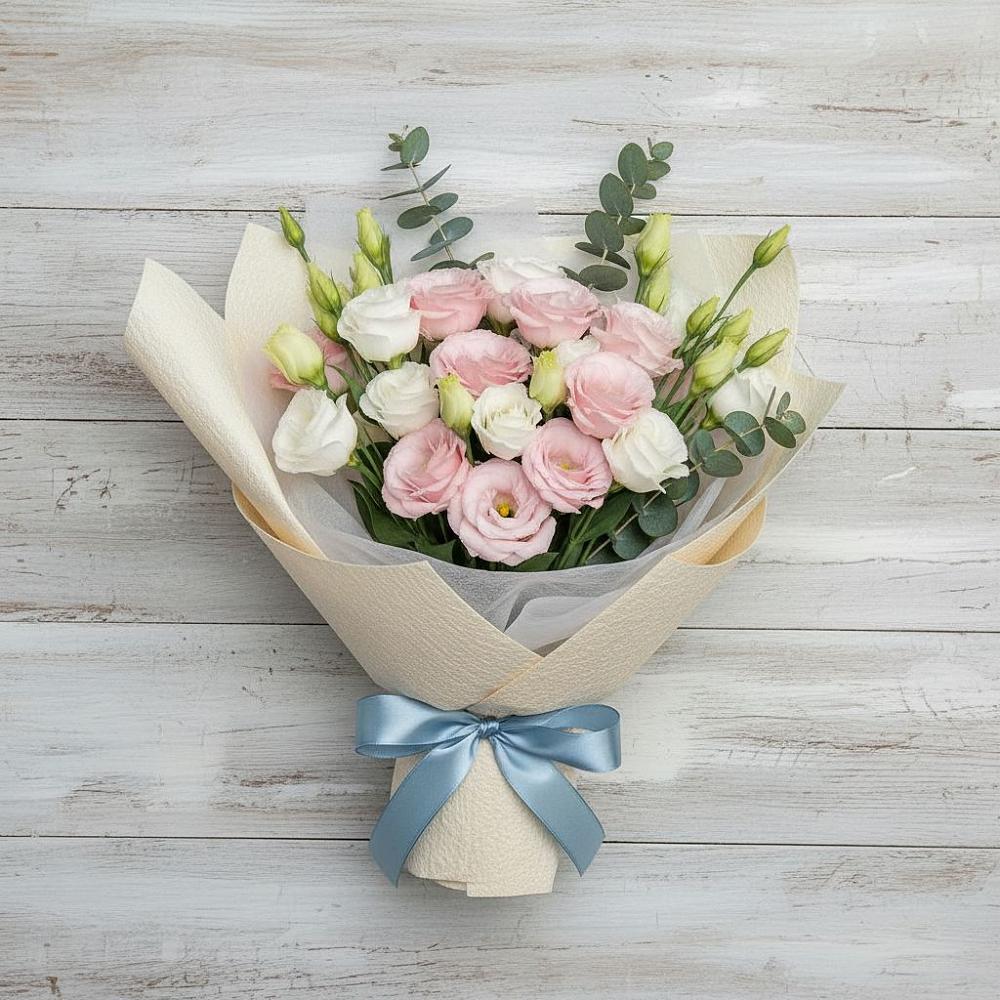 Букет цветов из: Лизиантусы в Невинномысске